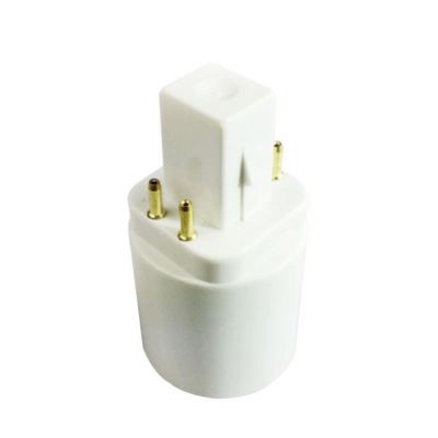 G24q to E27 Adapter Bulb Socket G24q Lamp Holder 4-pin 