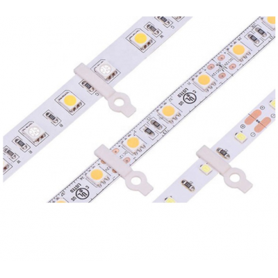 Fixing LED Strip Mounting Clip 8mm 10mm 12mm for Non-waterproof LED Strip Light 3528 5050 5630 5730 RGBW fixing connector 