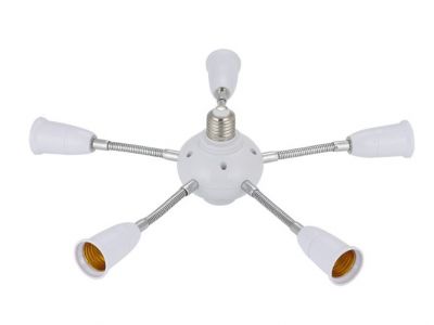 High quality head 3/4/5 in 1 electric E27 lamp holder