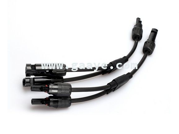 Flame Resistance Ip68 Waterproof 1000v Solar 30a/50a Y Branch 2-1 string Solar Cable Connector For Cable Wires