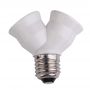 E27 to 2 E14 E26 E27 GU10 2E27 2E14 Splitter Adapter Separator lampholder adaptor converter