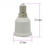 E14 to E27 adapter type bulb converter