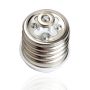 E40 to E27 ceramic light bulb lamp socket adapter