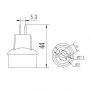 MR16 to GU10 lamp holder adapter Socket converter