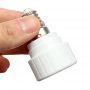 PBT material E14 lamp holder to GU10 lamp socket adapter