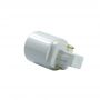 Hot G24 2pin/4pin to E27 adapter G24 to E27 adapter