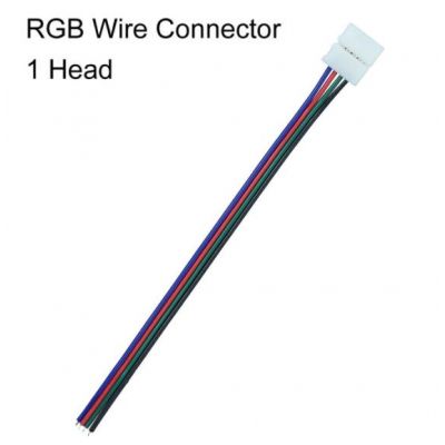 4pin 8mm 10mm 12mm RGBW RGB Single Color solderless LED strip